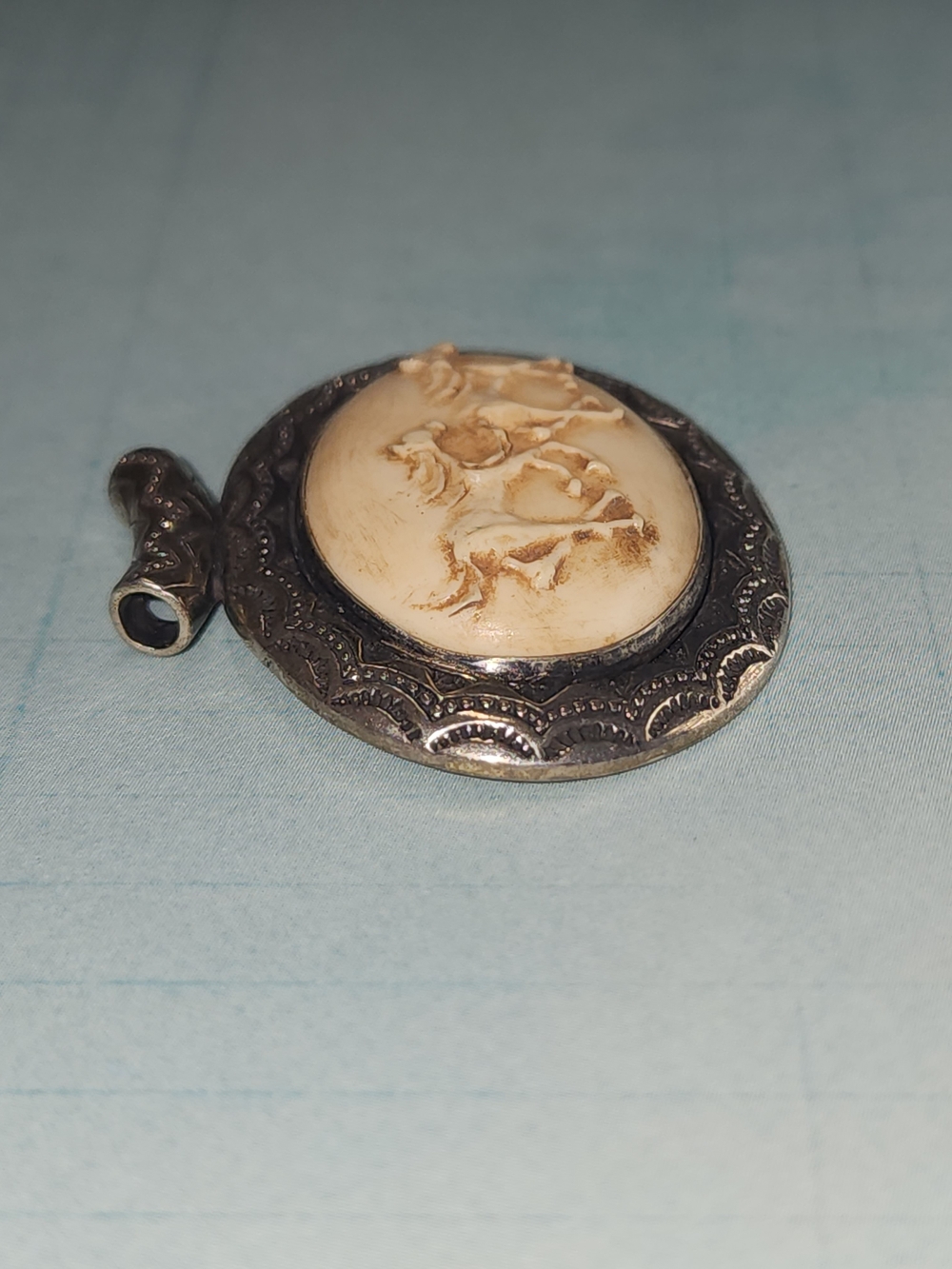 Carolyn Pollack Relios Andre Rodriguez Horse Sterling Pendant - Picture 3 of 5